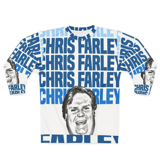 Chris Farley 90s Nostalgia Graphic Sweatshirt