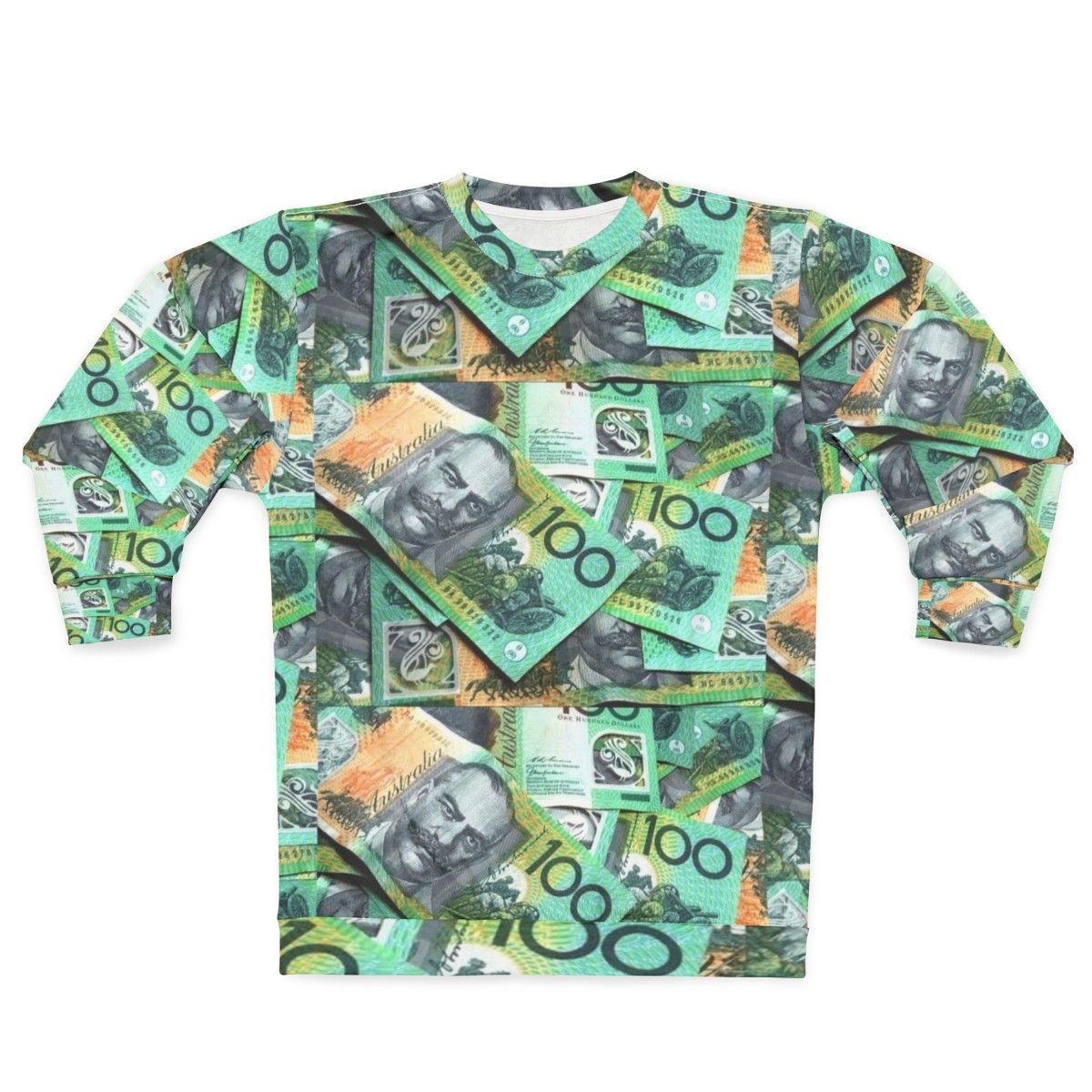 Australian 100 Dollar Notes Sweatshirt