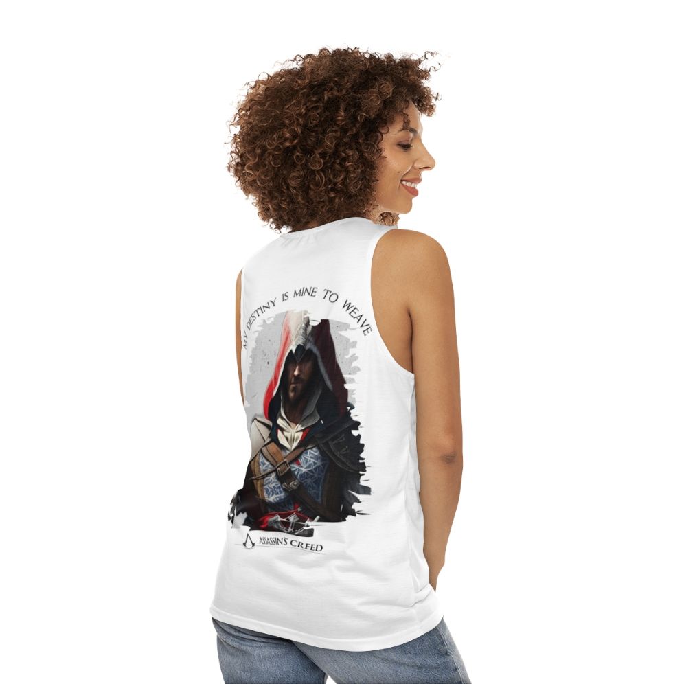 Unisex Assassin's Creed Destiny Design Tank Top - women back