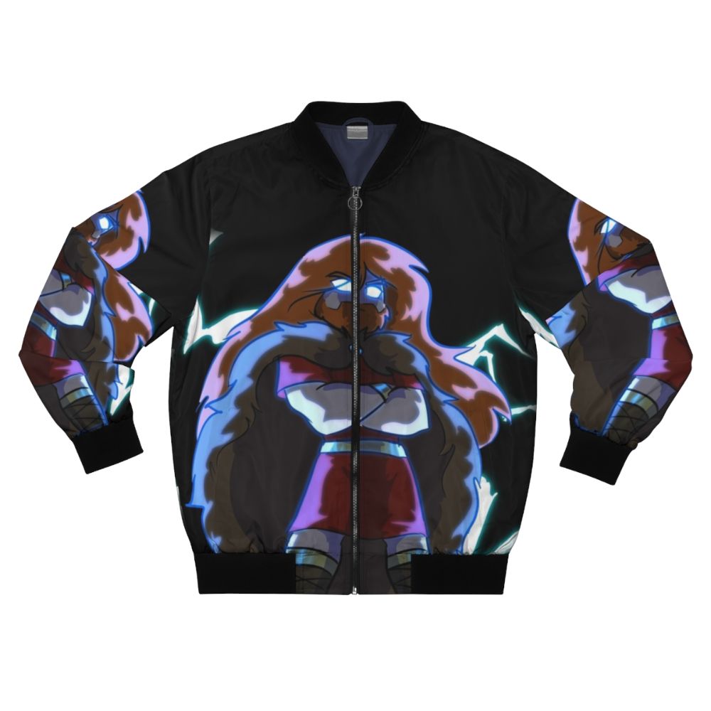 Thor Bomber Jacket featuring Norse mythology and thunder god design