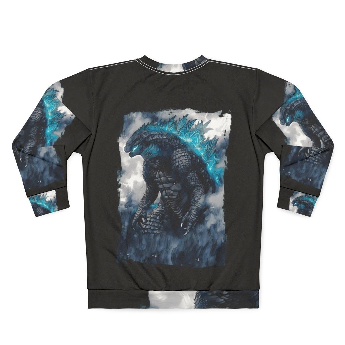 Classic King of the Monsters Godzilla Sweatshirt - Back