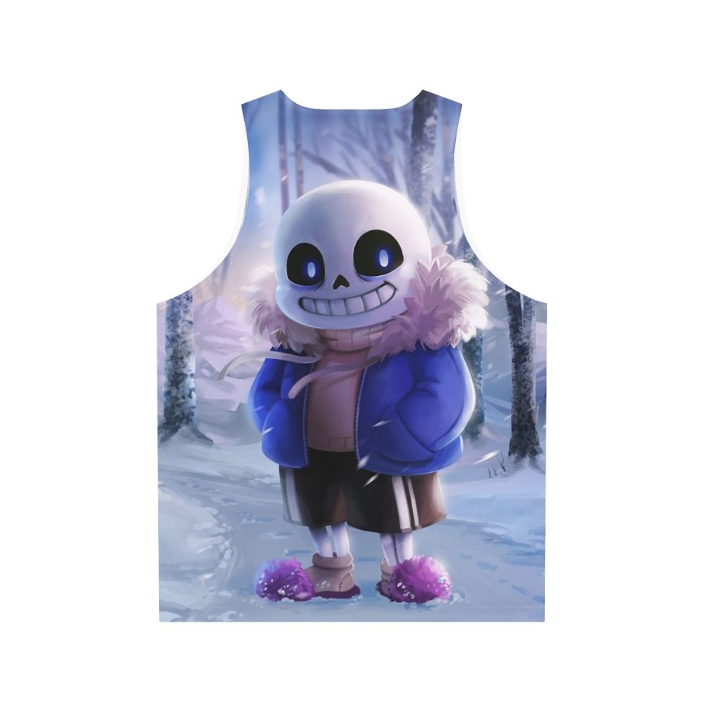 Undertale Sans Unisex Tank Top - Back