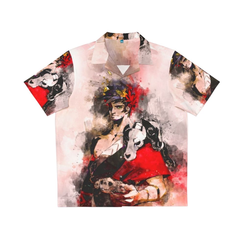 Zagreus Hades Watercolor Hawaiian Shirt