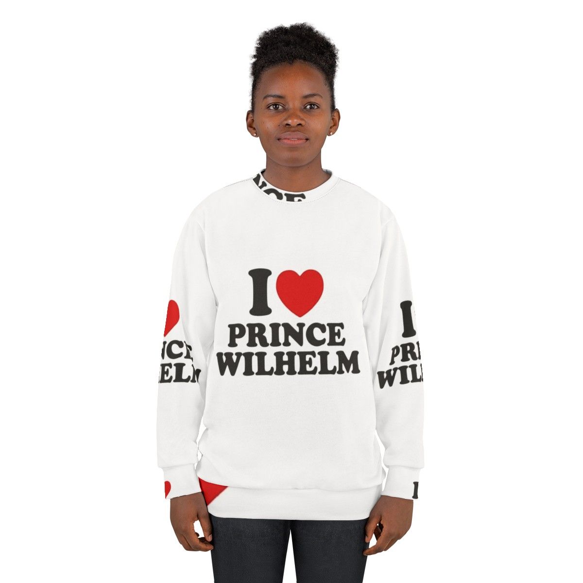 "I Love Prince Wilhelm" Young Royals Netflix Sweatshirt - women