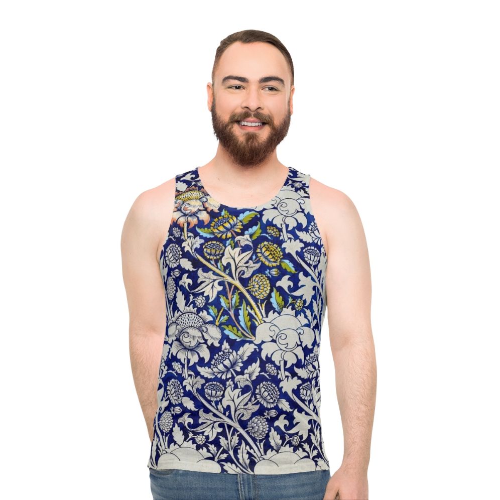 William Morris Art Nouveau Inspired Unisex Tank Top - men