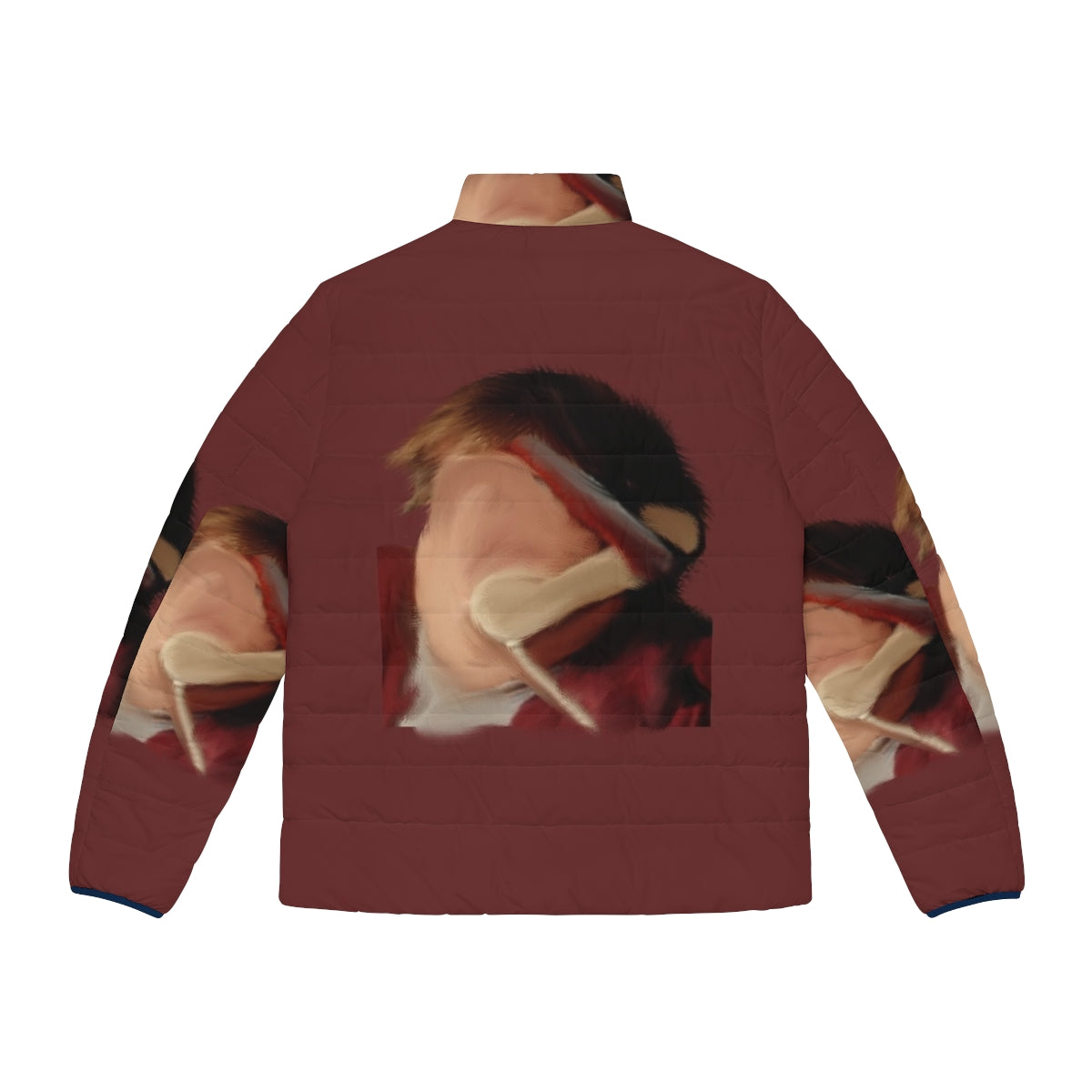 Chris Farley Farley Art Interpretation Puffer Jacket - Back