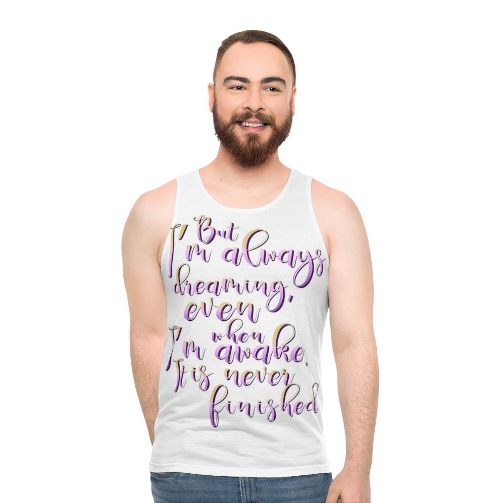 Unisex "The Last Unicorn" movie quote tank top - men