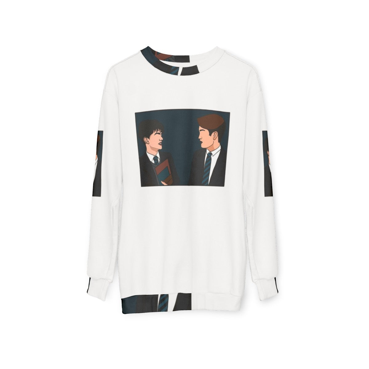 Heartstopper Charlie Spring and Nick Nelson Netflix Series Sweatshirt - hanging