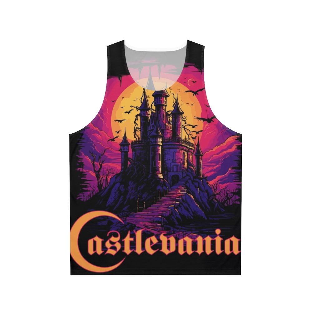 Vaporwave Castlevania Netflix Unisex Tank Top