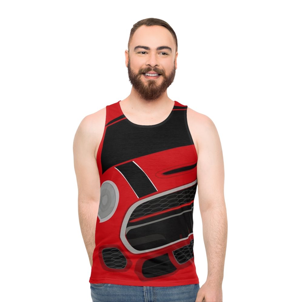 Unisex Italian Job Mini Cooper JCW Tank Top - men