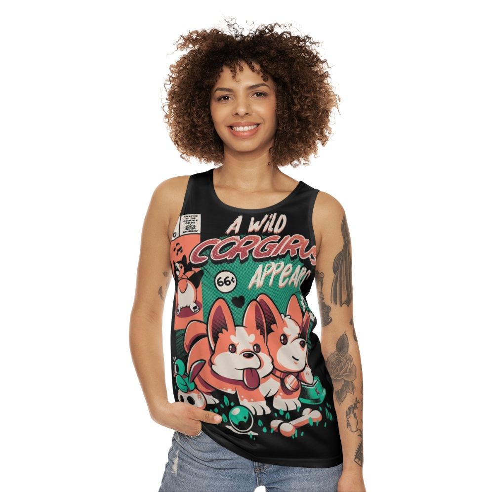 Magical Corgi Unisex Tank Top - women