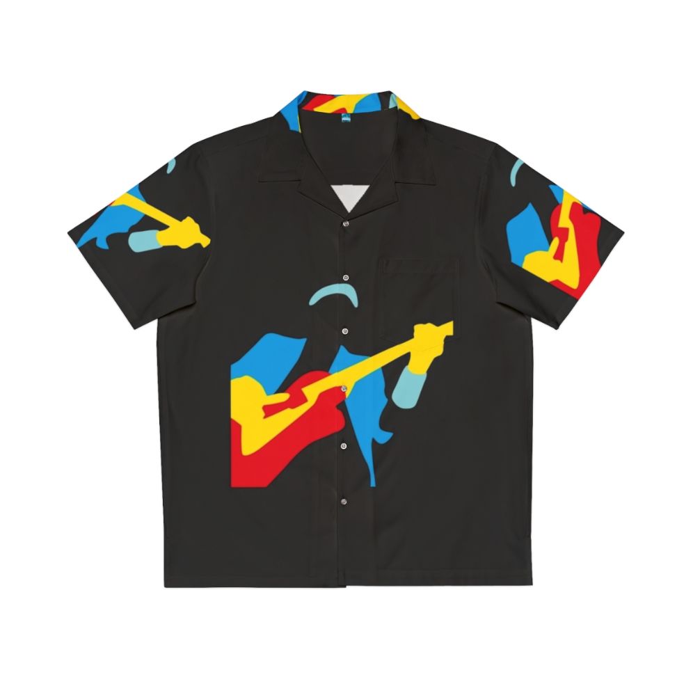 Dire Straits Hawaiian Shirt with Retro Music Band Graphics