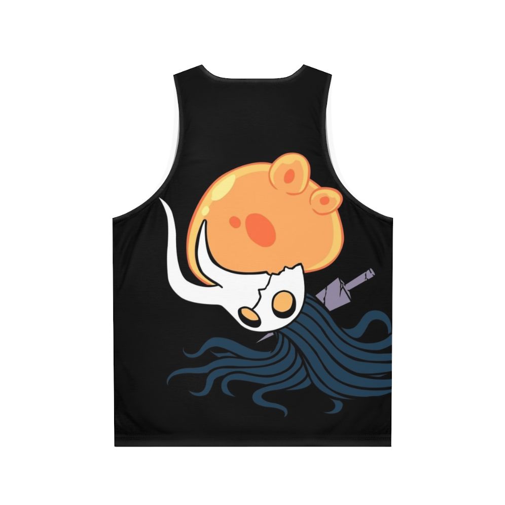 Hollow Knight Broken Vessel Minimal Vector Unisex Tank Top - Back