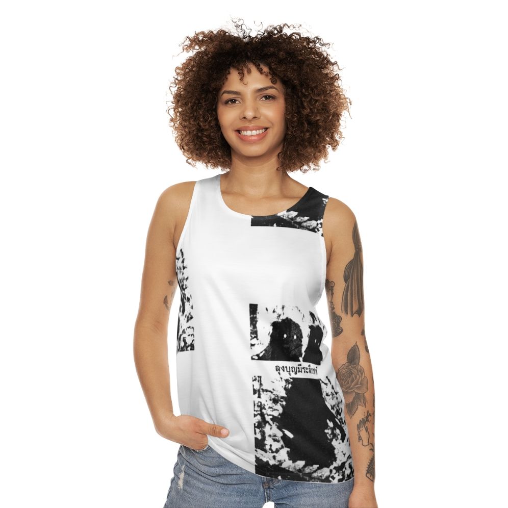 Uncle Boonmee Unisex Tank Top with Mystic Creature Design - women