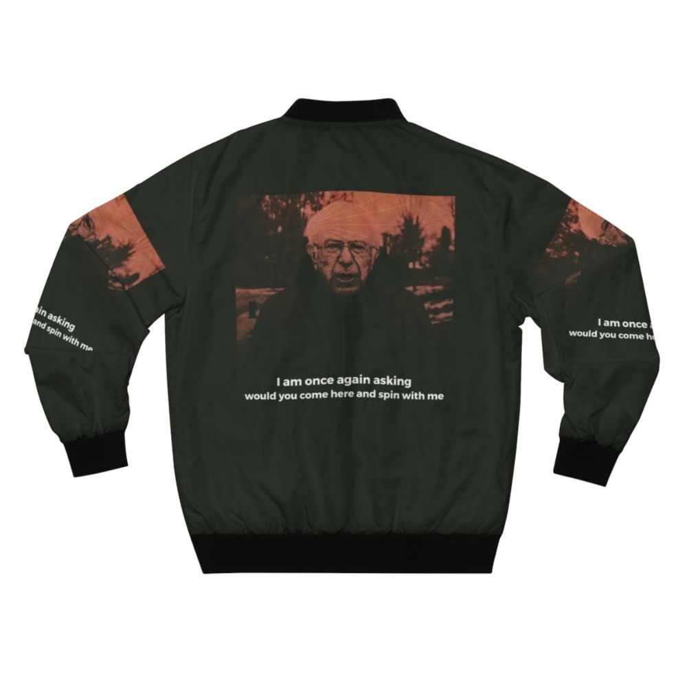 Bernie Sanders inspired indie emo bomber jacket - Back