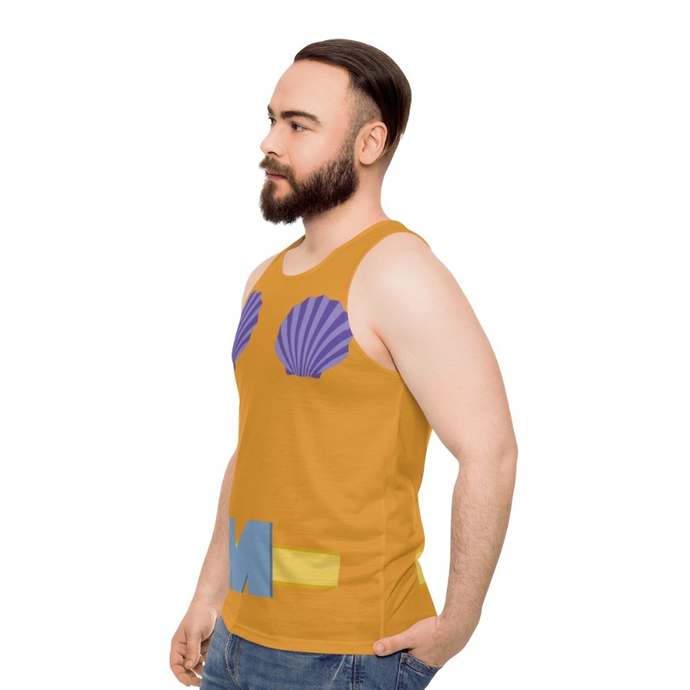 Mermaid Man Unisex Tank Top - men side