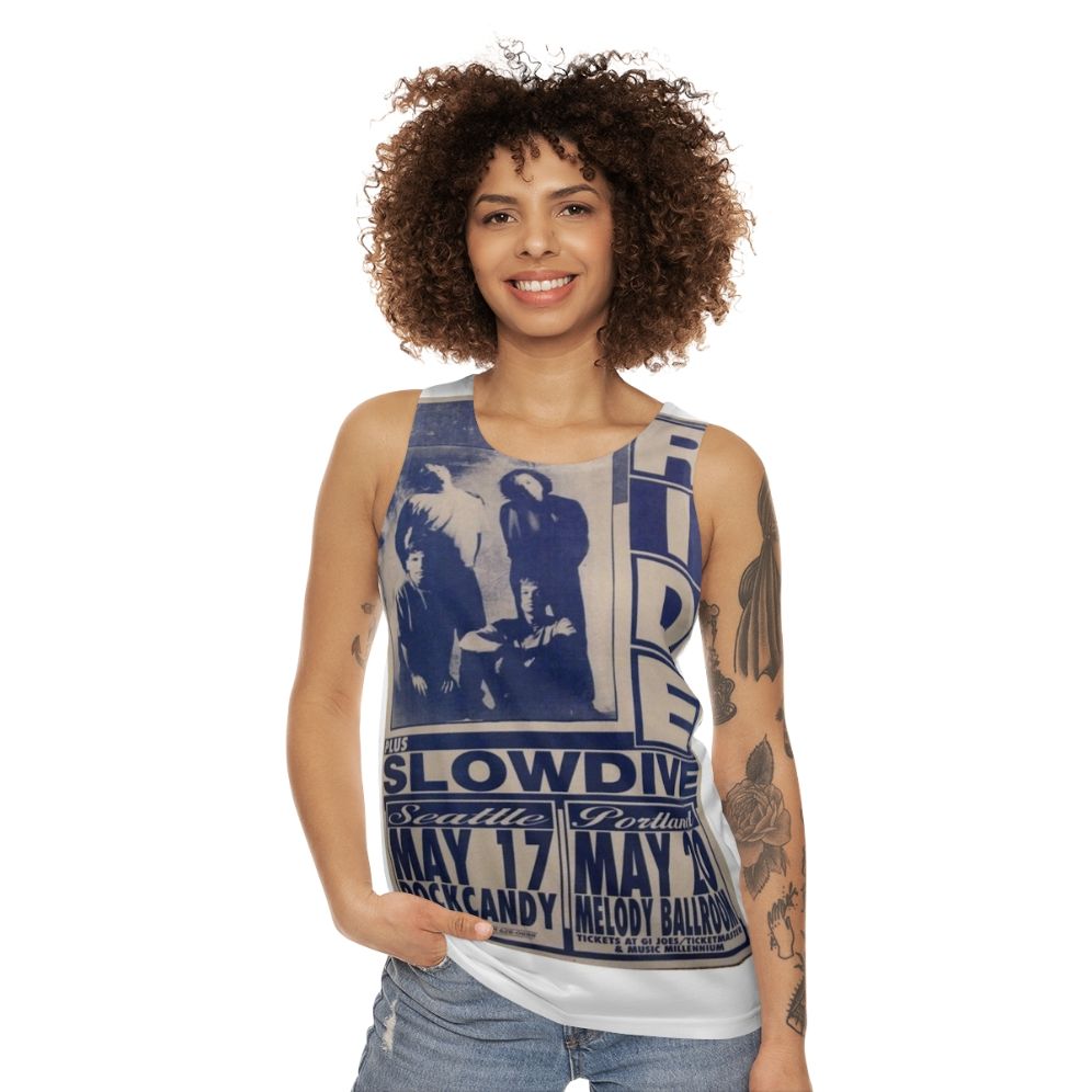 Unisex Indie Rock Shoegaze Tank Top - women