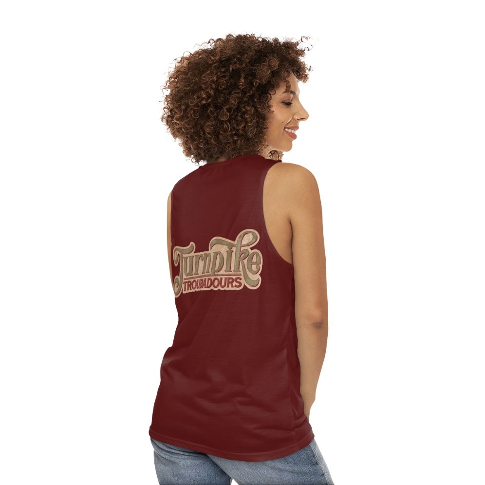 Turnpike Troubadours Country Music Tank Top - women back