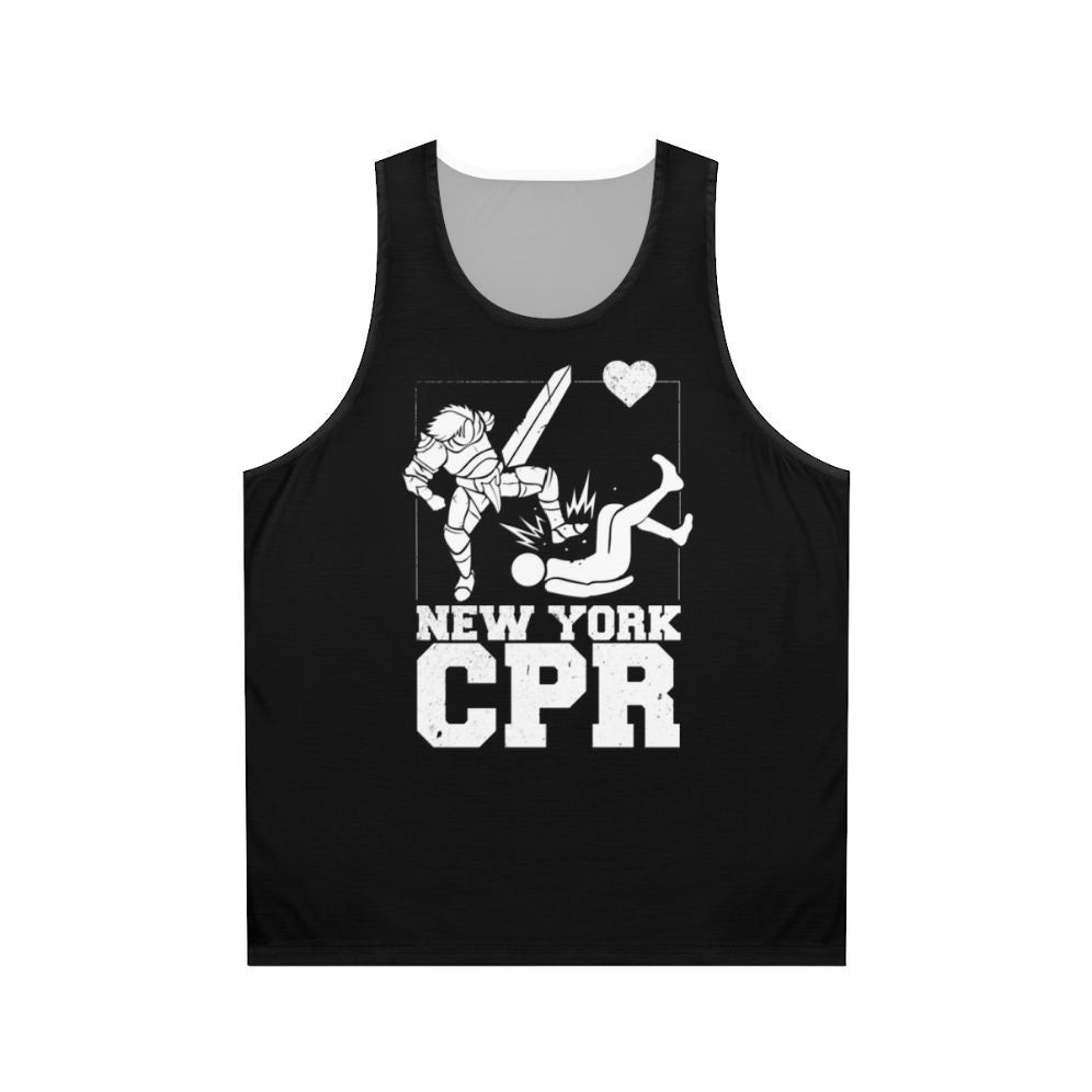 Unisex New York City CPR Black Tank Top