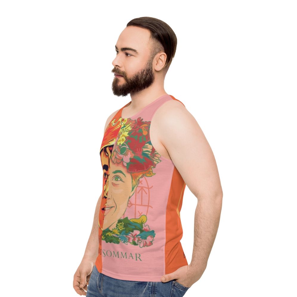 Heredisommar unisex horror movie inspired tank top - men side