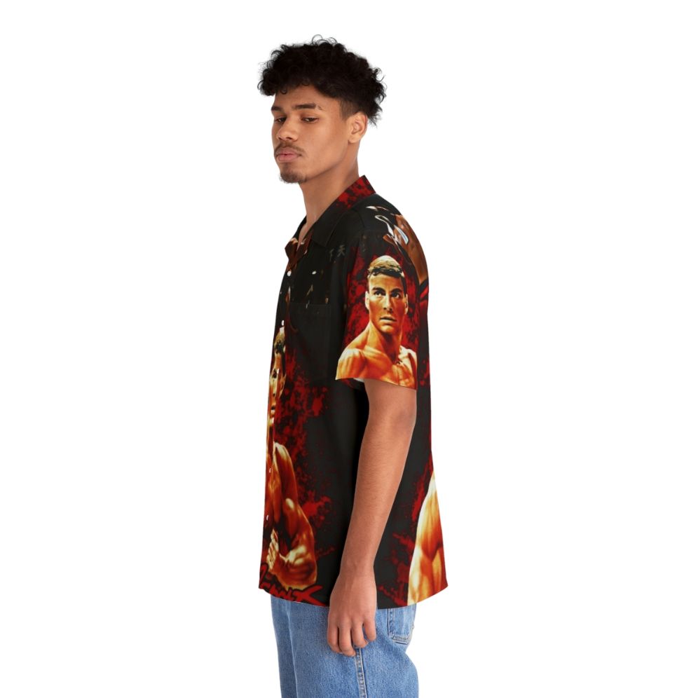 Bloodsport Hawaiian Shirt featuring Jean Claude Van Damme - People Left