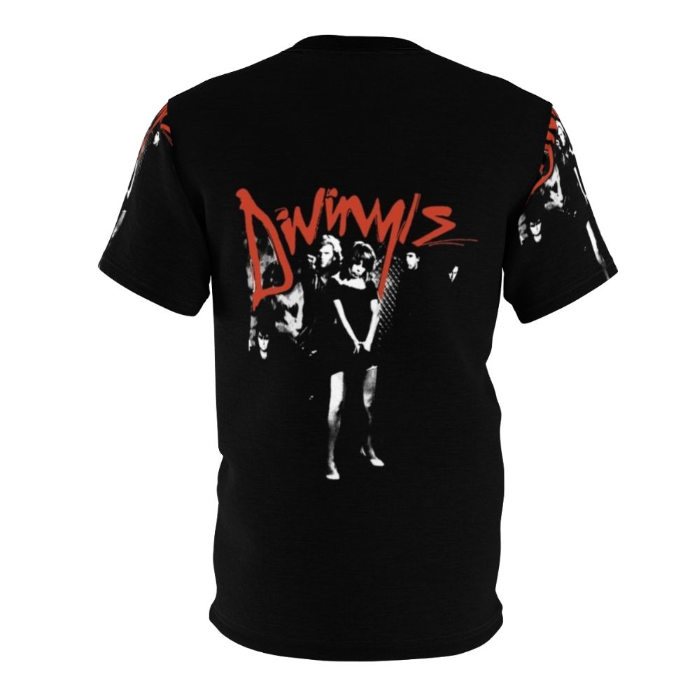 Punk rock Australian band t-shirt with Divinyls inspired music graphic - Back