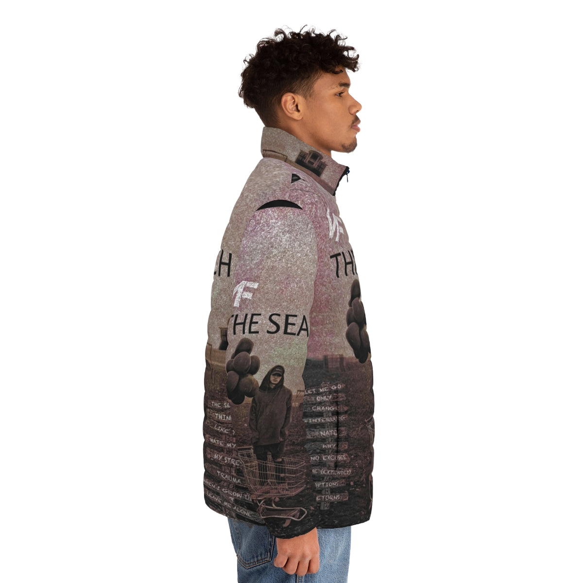 NF The Search Puffer Jacket - Official NF Rapper Merchandise - men side right