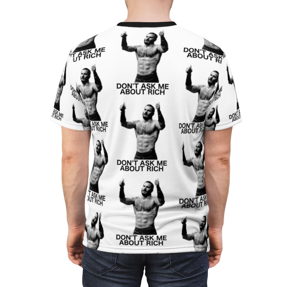 Crossfit inspired t-shirt design featuring Mat Fraser and Rich Froning - men back