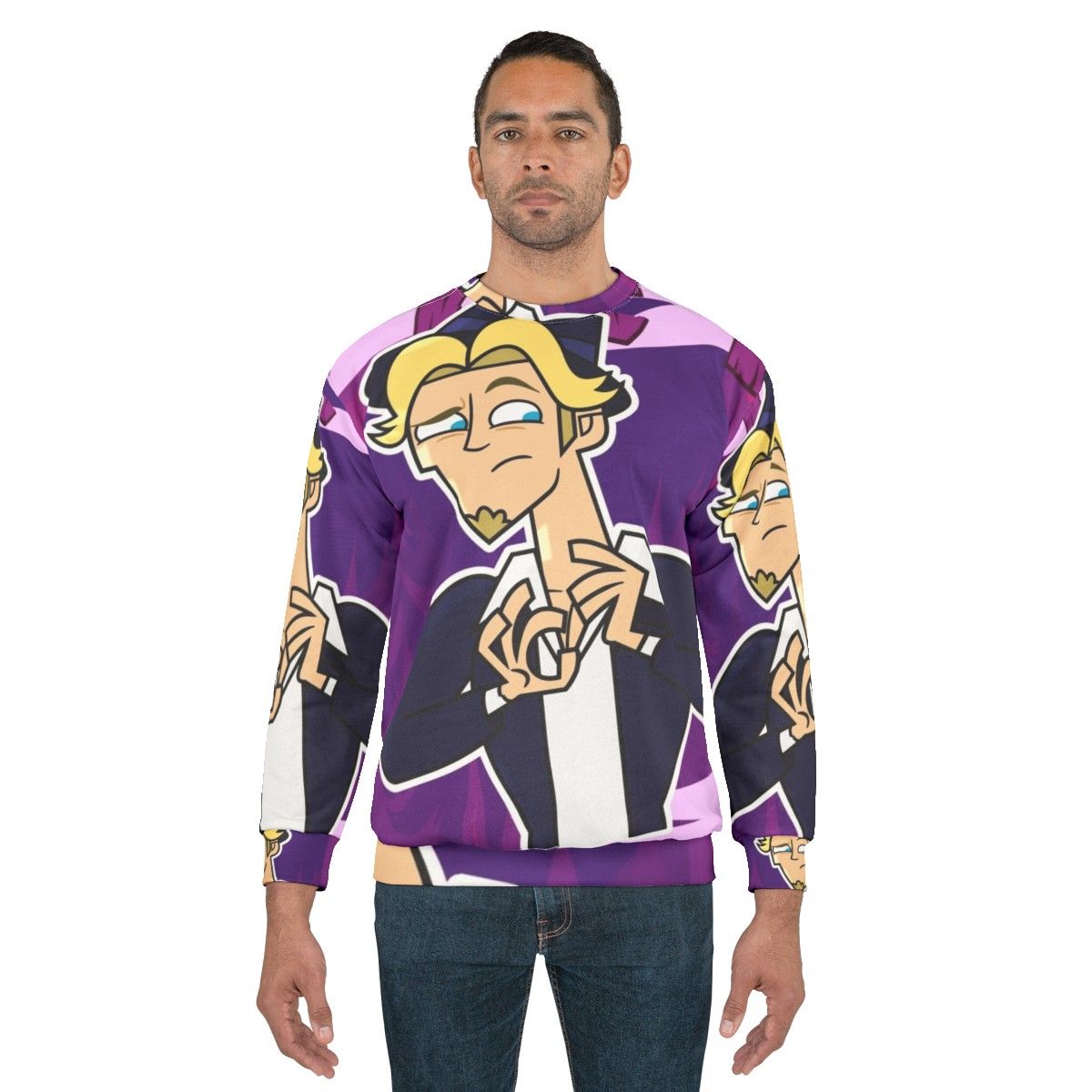 Adventure Camp Nick Sweatshirt featuring Odd Nation cartoon characters - men