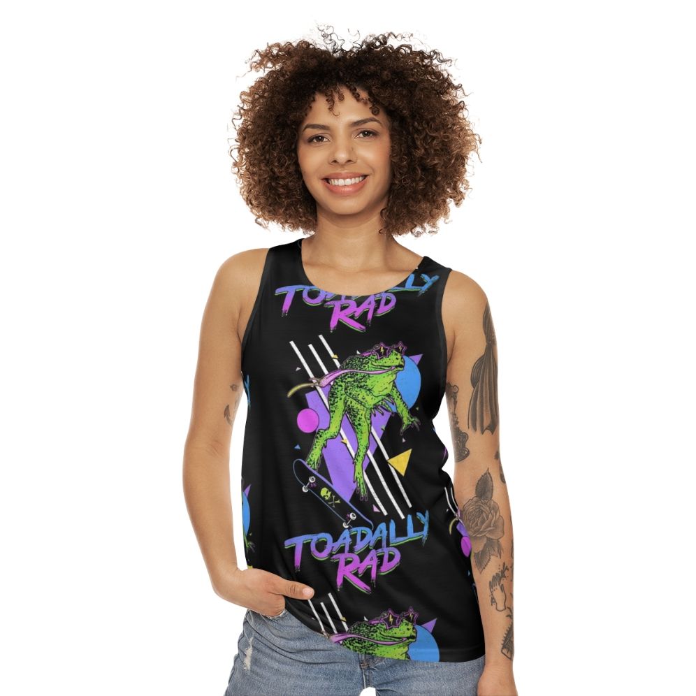 Toadally Rad Frog Unisex Tank Top - women