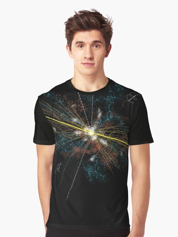 Higgs Boson Elementary Particle Graphic T-Shirt Design - Men