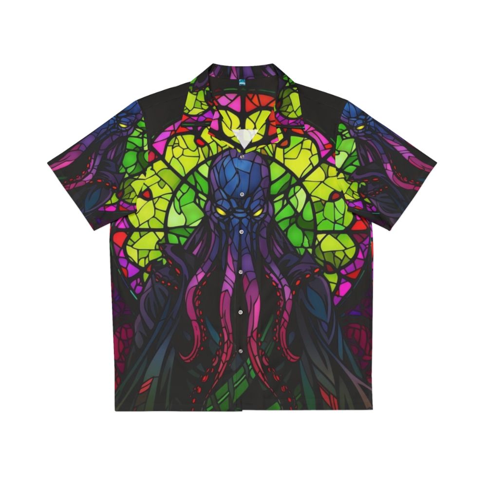 Stained Glass Mindflayer Hawaiian Shirt