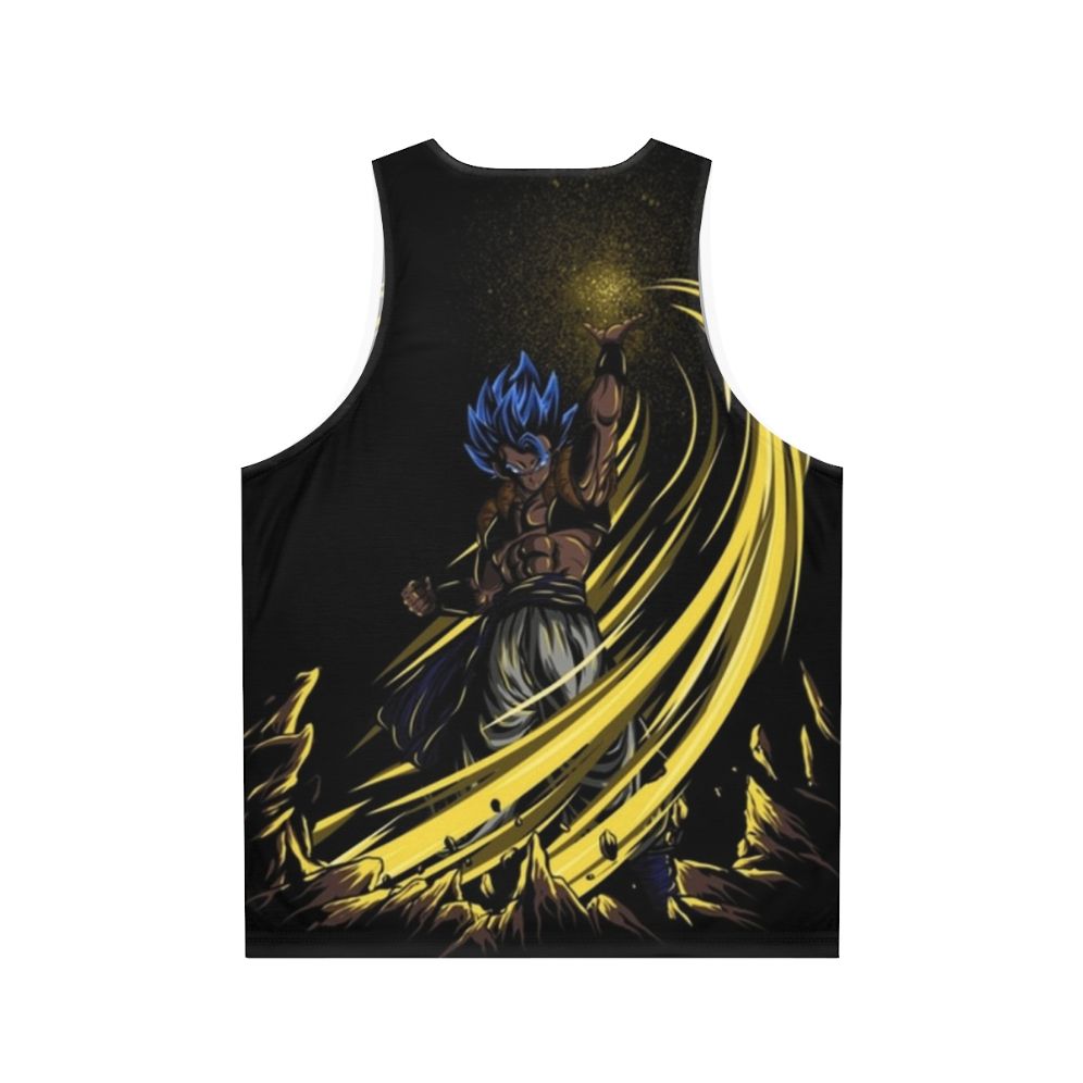 Dragonball Super Saiyan Blue Unisex Tank Top - Back