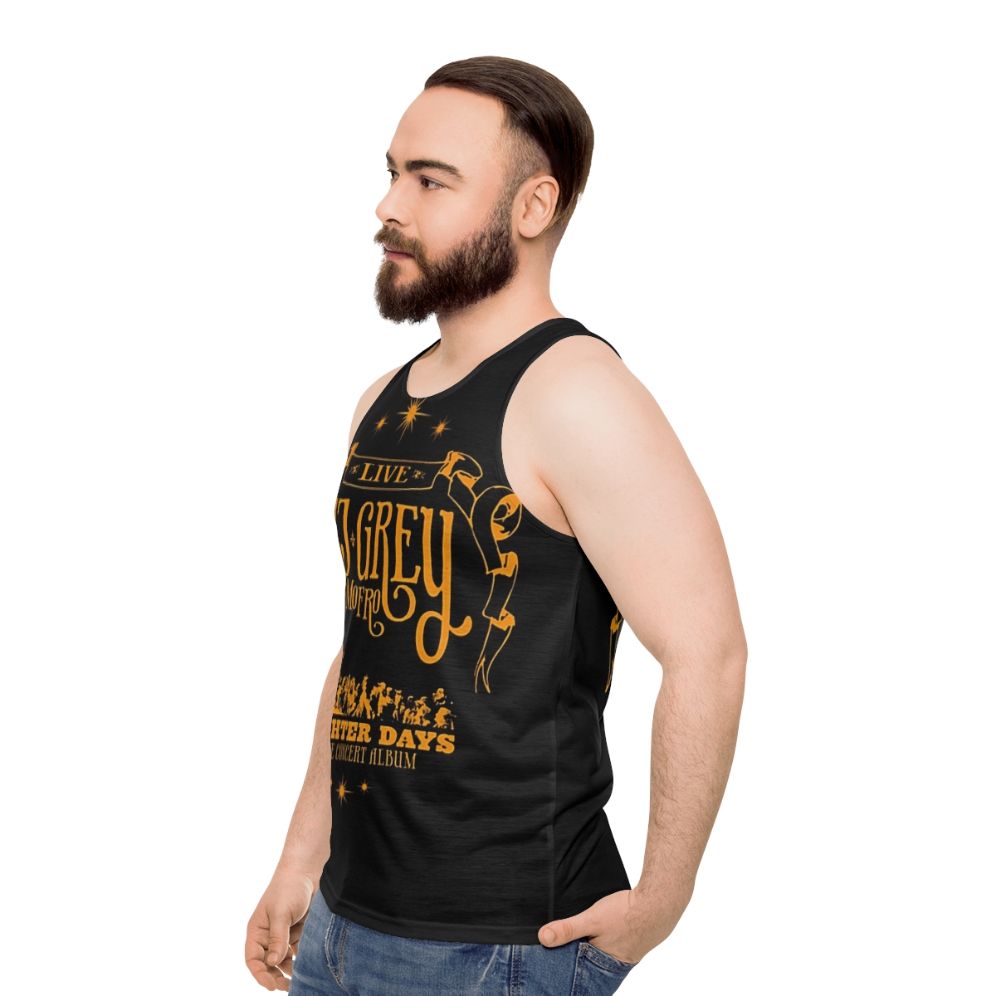 Unisex Blues Graphic Tank Top - men side