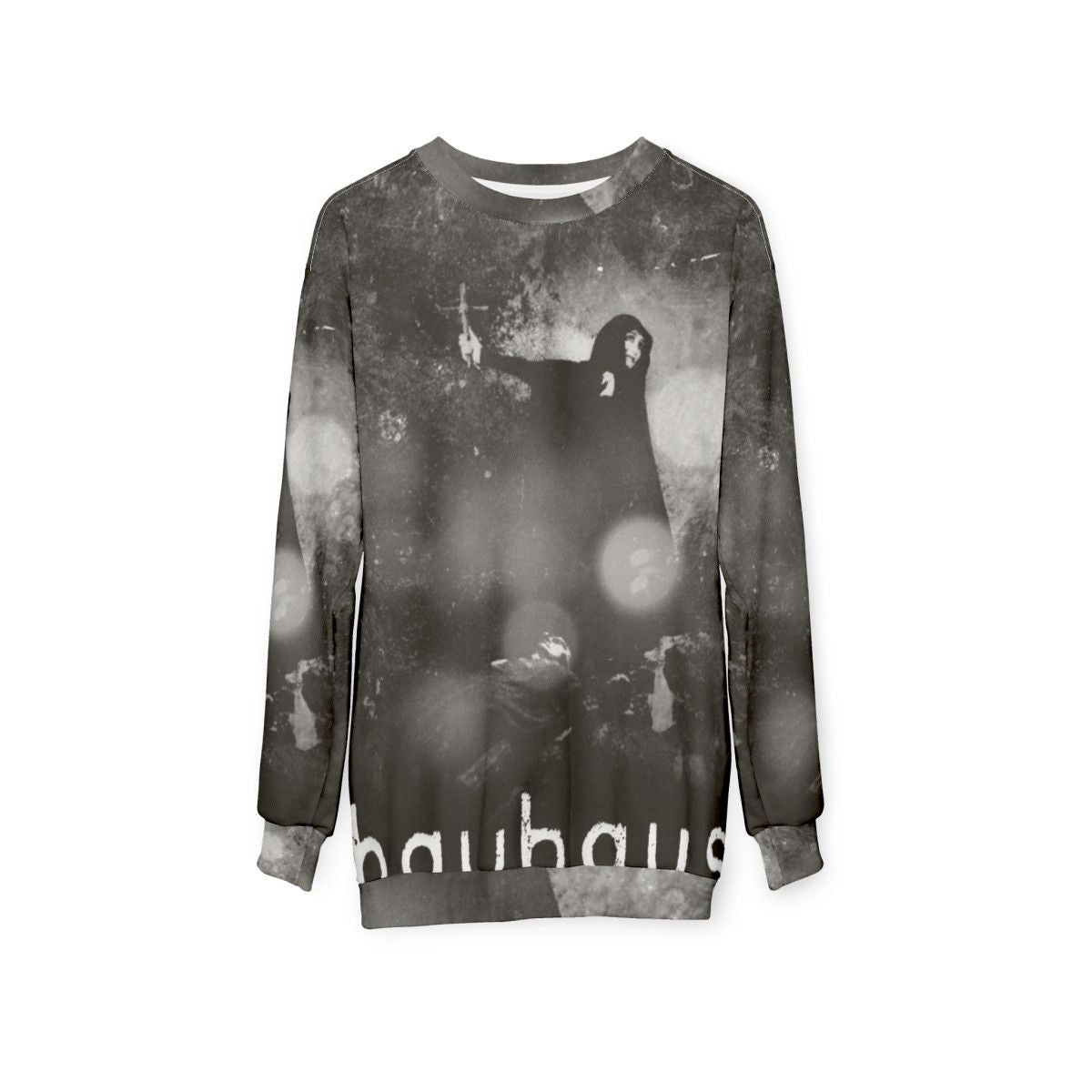 Gothic vintage horror mourning sweatshirt - hanging