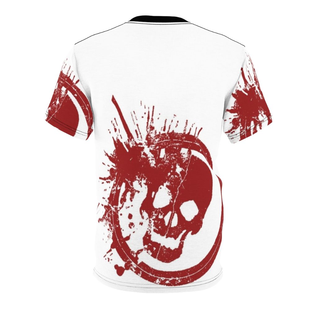 Leon Kuwata Skull Anime T-Shirt | Danganronpa Inspired Apparel - Back