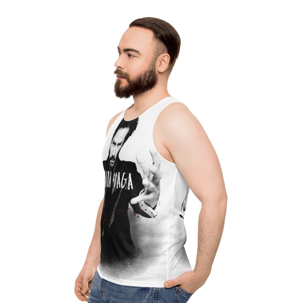 Keanu Reeves Unisex Movie Tank Top - men side