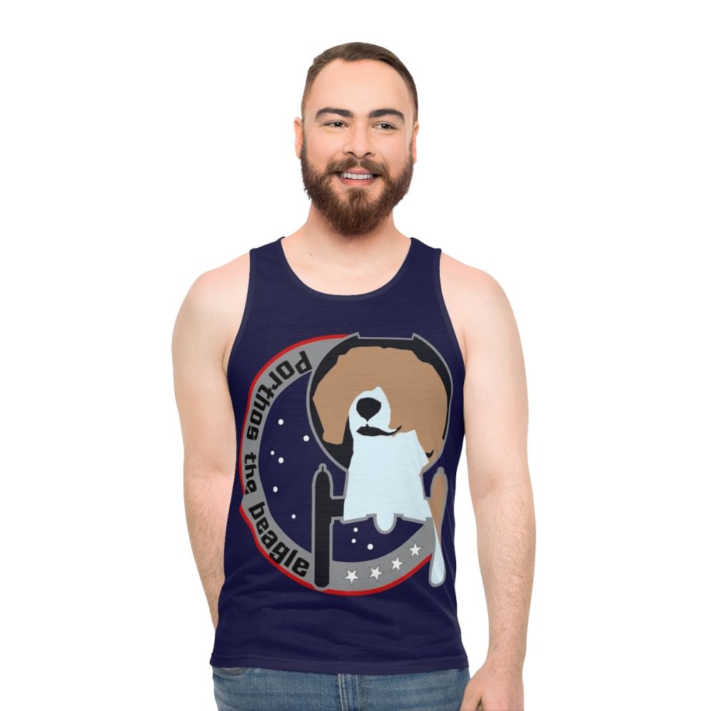 Porthos Star Trek Enterprise Unisex Tank Top - men