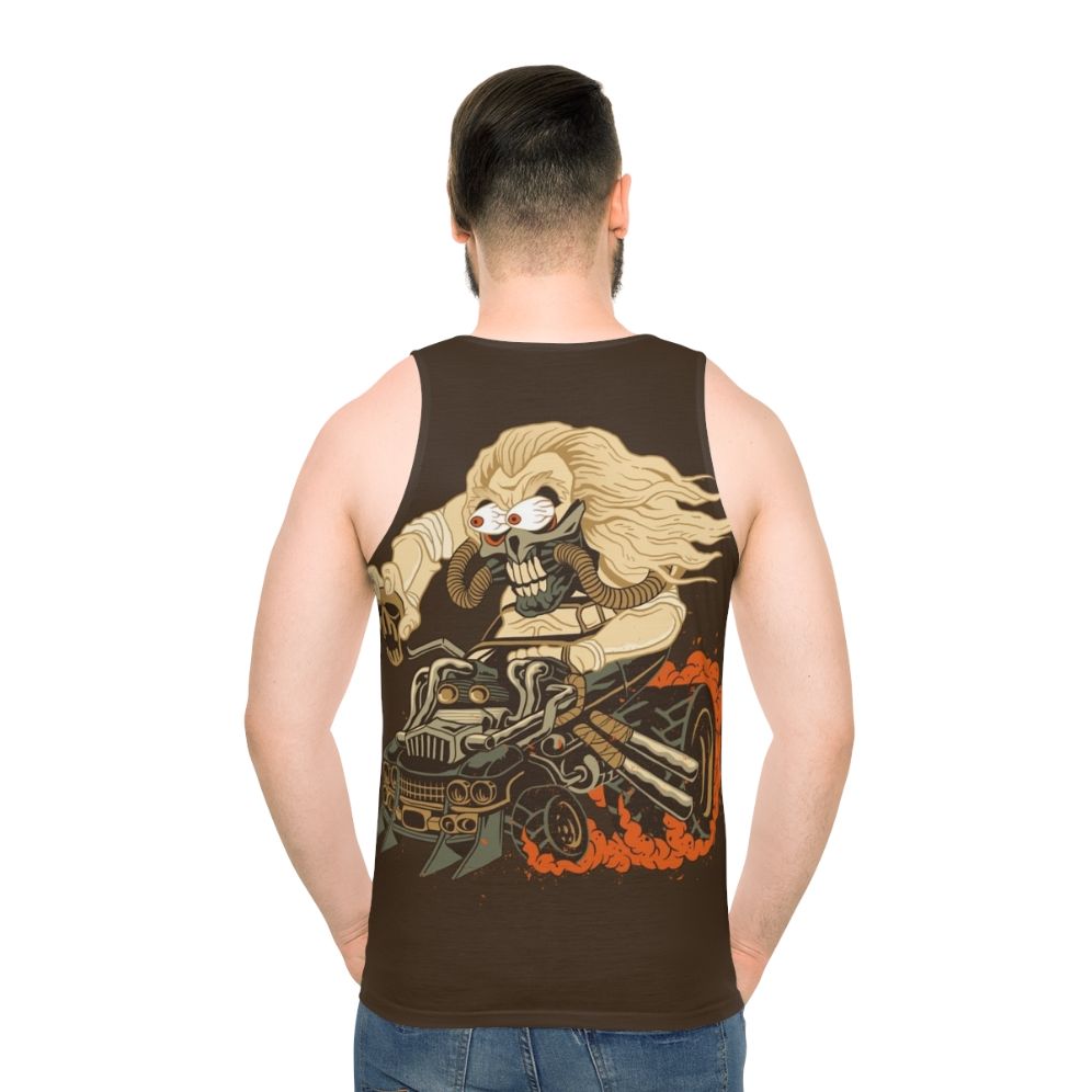 Immortan Joe Unisex Tank Top - Mad Max: Fury Road Merchandise - men back