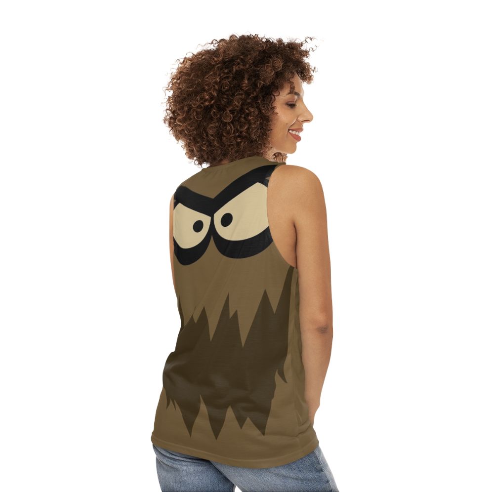 Spongebob Dirty Bubble Unisex Tank Top - women back