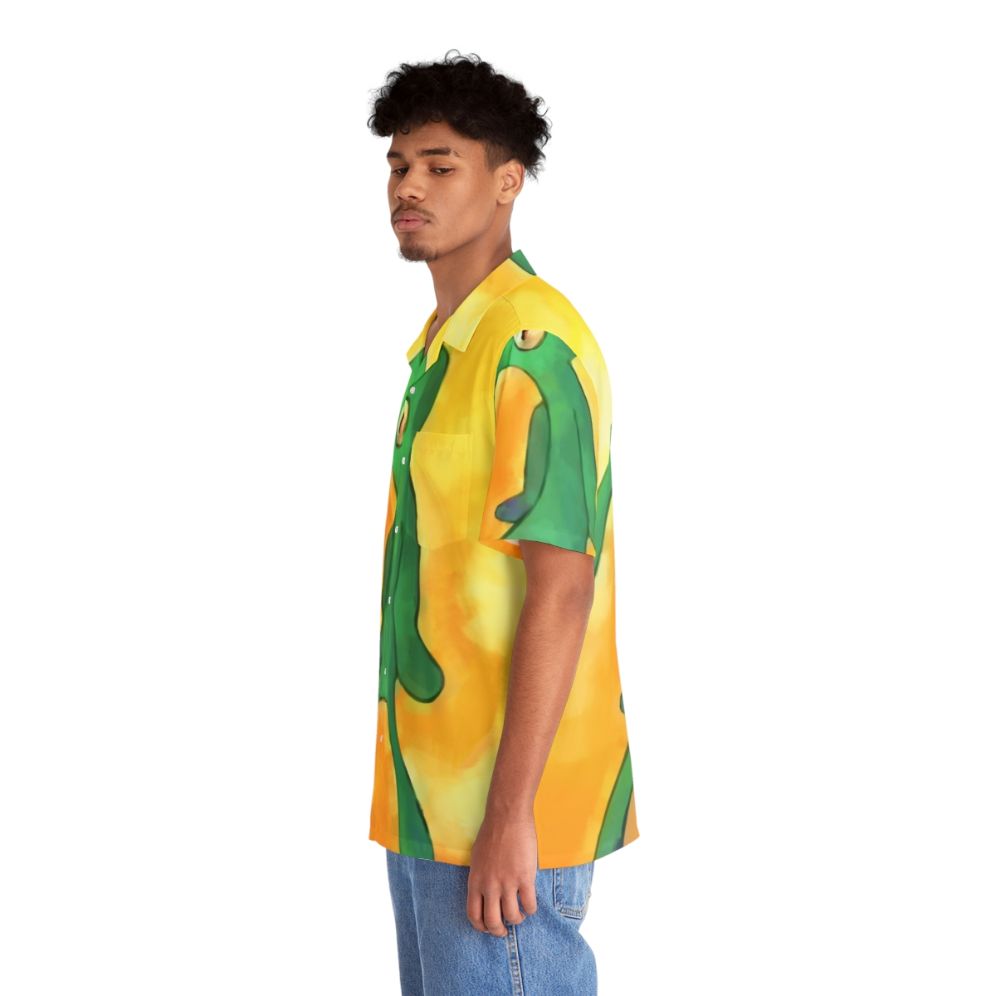 Bold and Brash Spongebob Cartoon Inspired Hawaiian Shirt - People Left