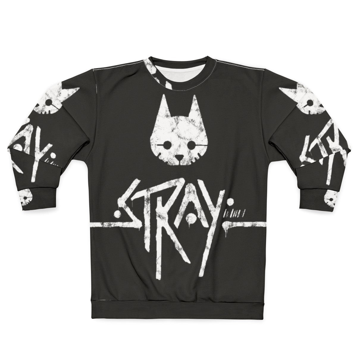 Stray PS5 Gaming Sweatshirt with Cat Logo