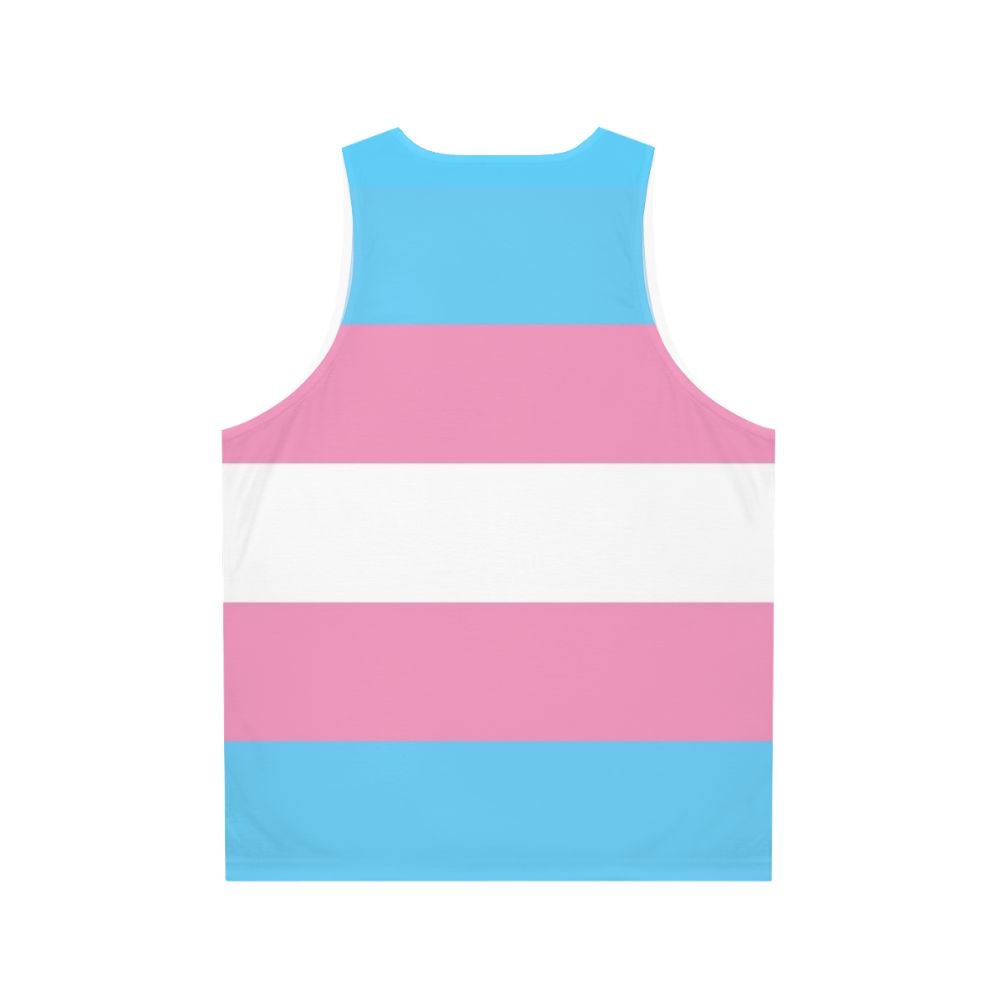 Transgender Pride Unisex Tank Top - Back