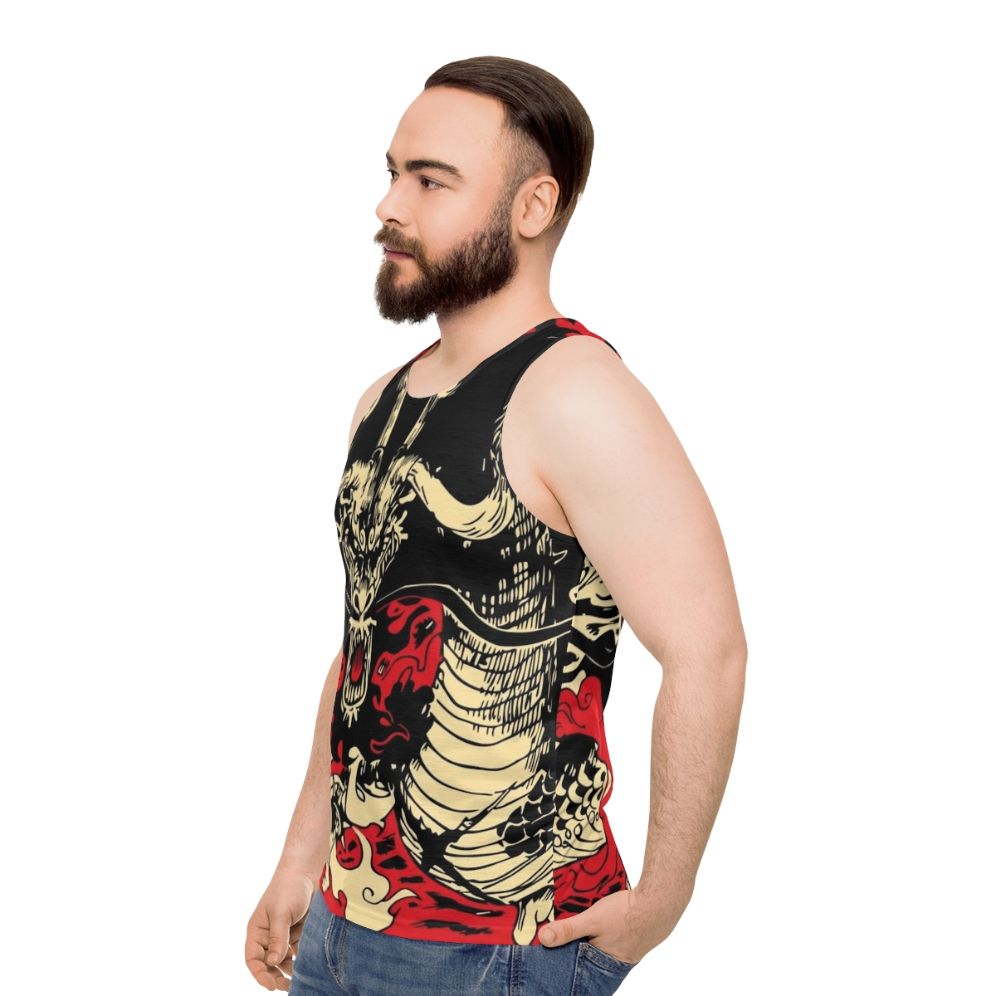 One Piece Kaido The Dragon Unisex Tank Top - men side