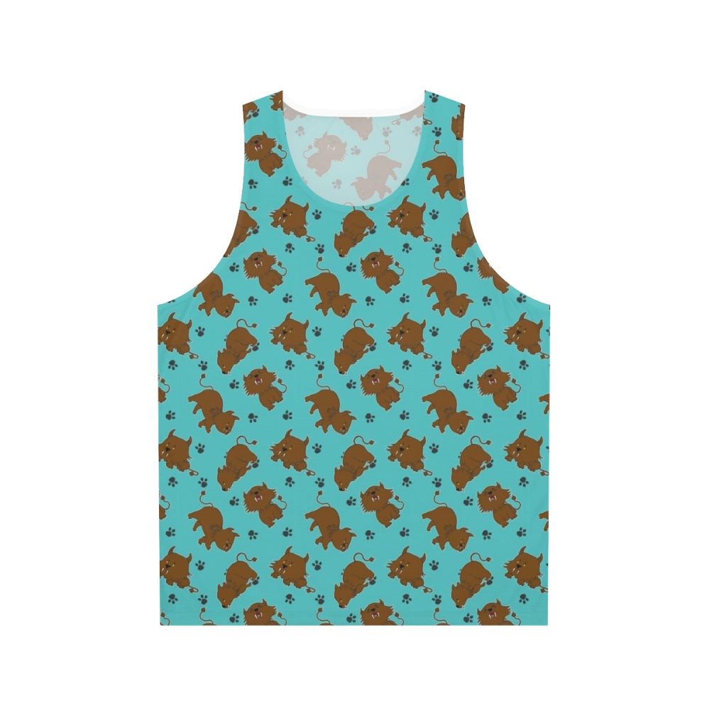 Sehlat pattern unisex Star Trek inspired tank top