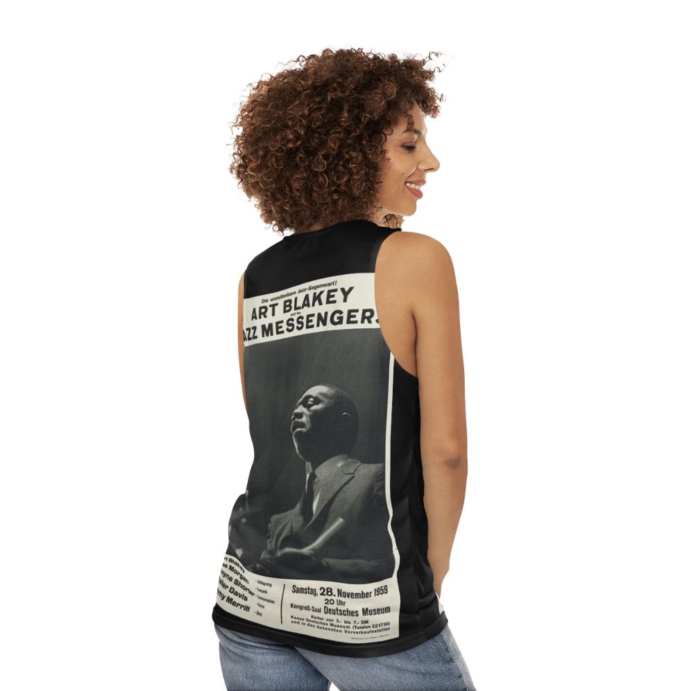 Art Blakey and The Jazz Messengers Unisex Tank Top - women back