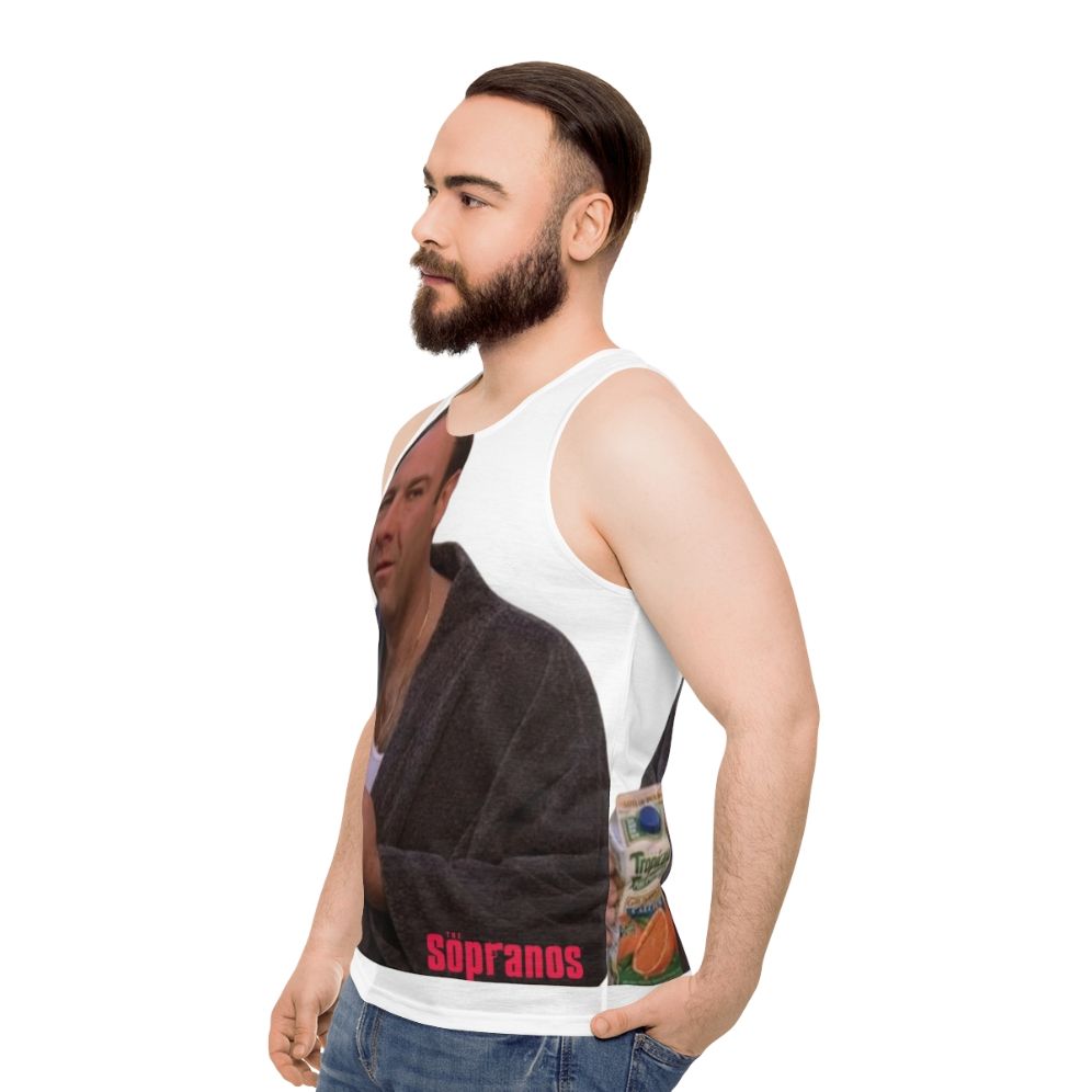 Tony Soprano Unisex Tank Top - men side