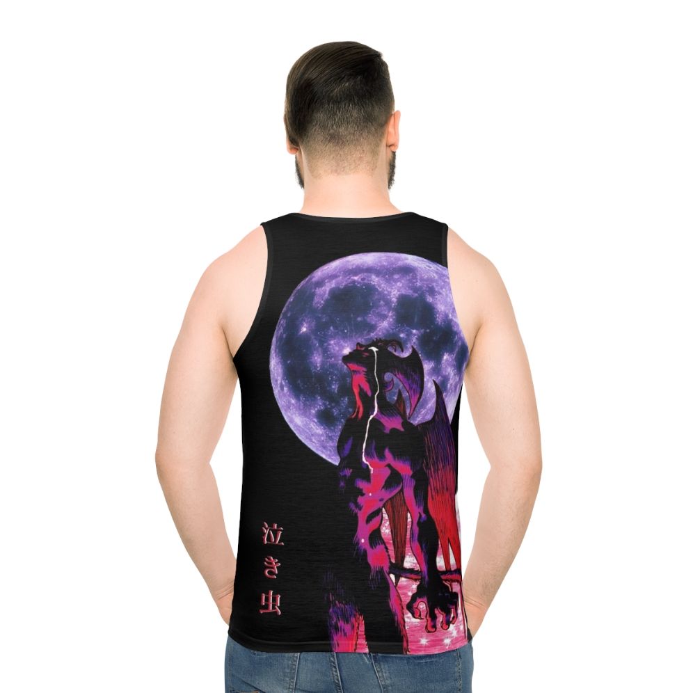 Akira Devilman Crybaby Unisex 90s Aesthetic Glitter Tank Top - men back