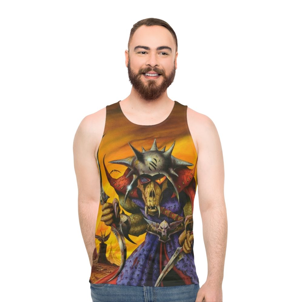 Unisex "No Means Of Escape" Heavy Metal Fantasy Tank Top - men