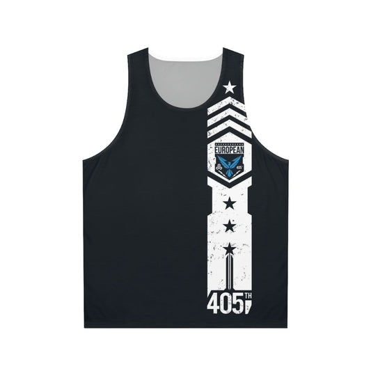 405th European Regiment Halo Spartan Soldier Unisex Tank Top